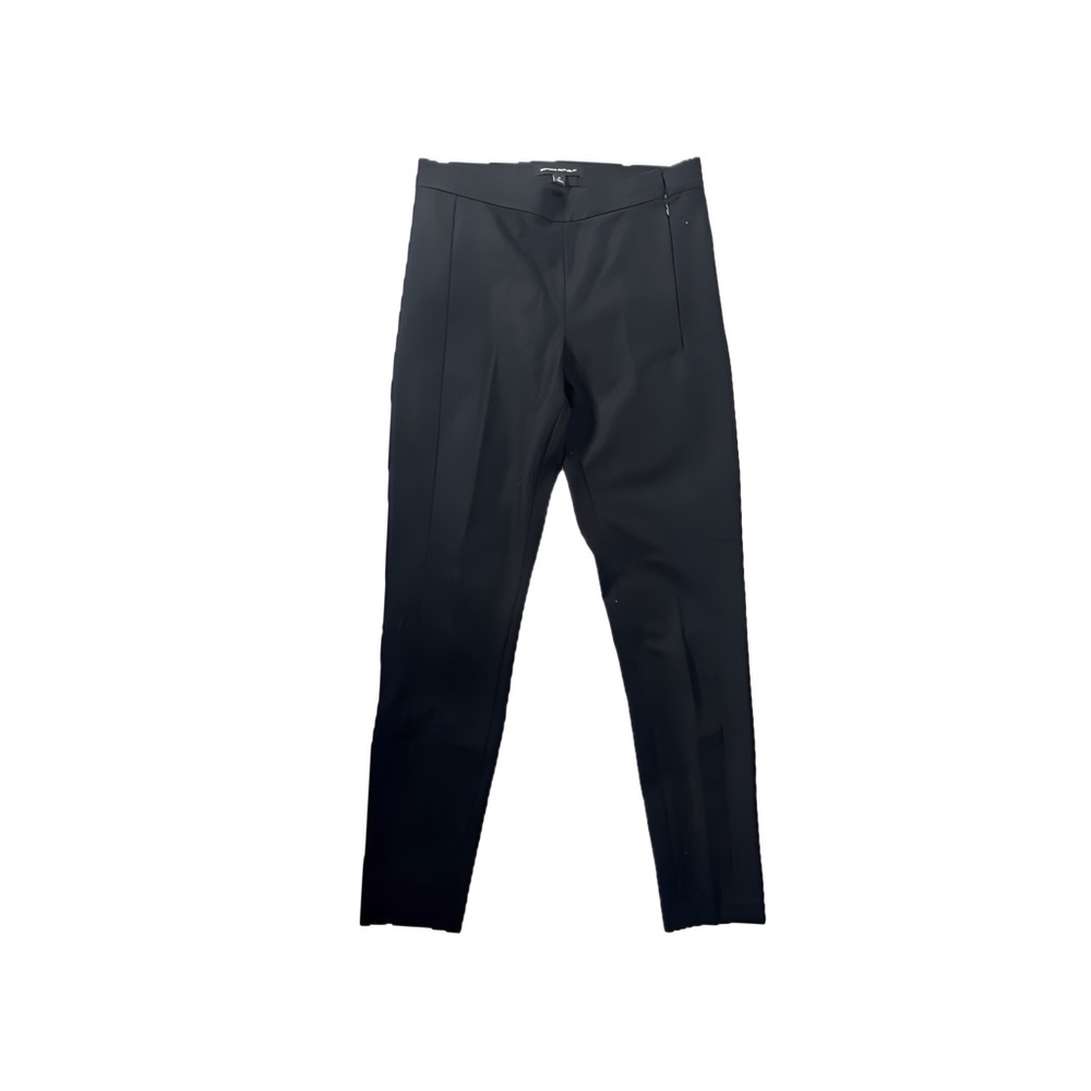 Banana Republic Women Pants 0 Black Cotton Blend Straight Regular Fit Chino